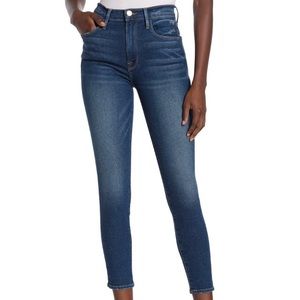 FRAME Ali High Rise Skinny Jeans Medium Wash